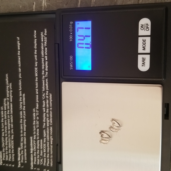 Two Tragus Ear Cuff earrings 925 Sterling Silver - Picture 7 of 7